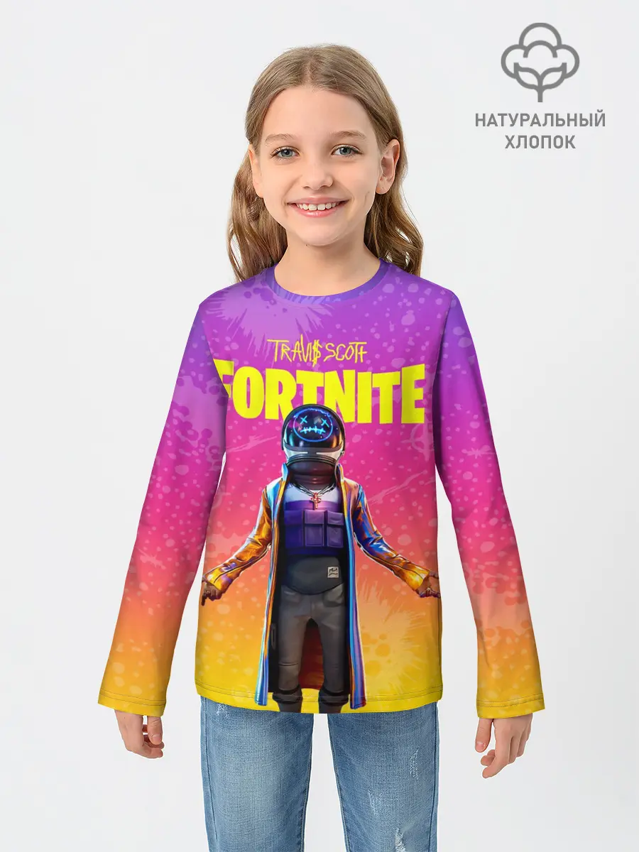 Детский лонгслив / TRAVIS SCOTT+FORTNITE