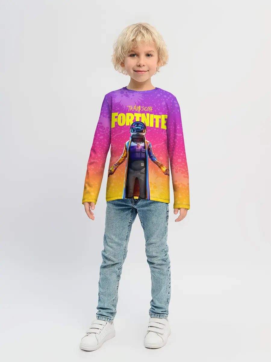 Детский лонгслив / TRAVIS SCOTT+FORTNITE