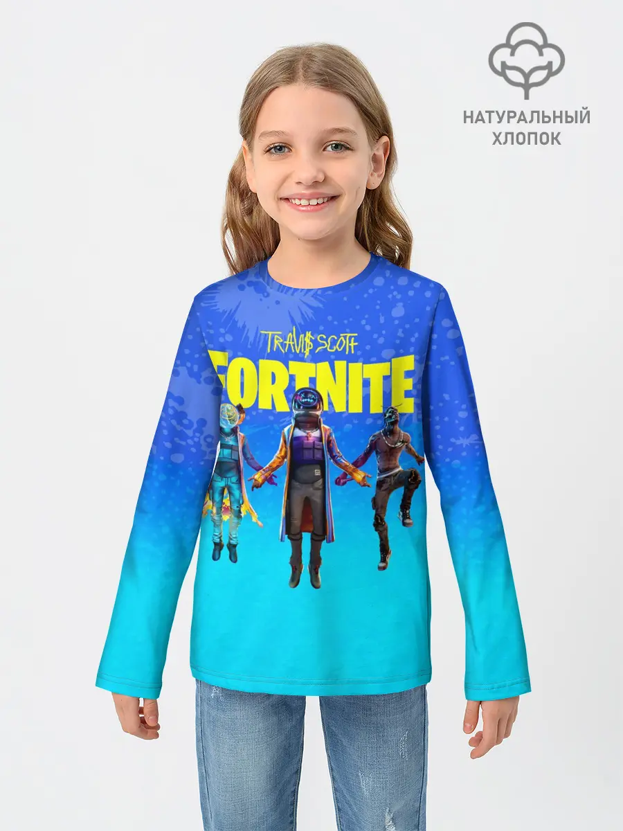 Детский лонгслив / TRAVIS SCOTT+FORTNITE