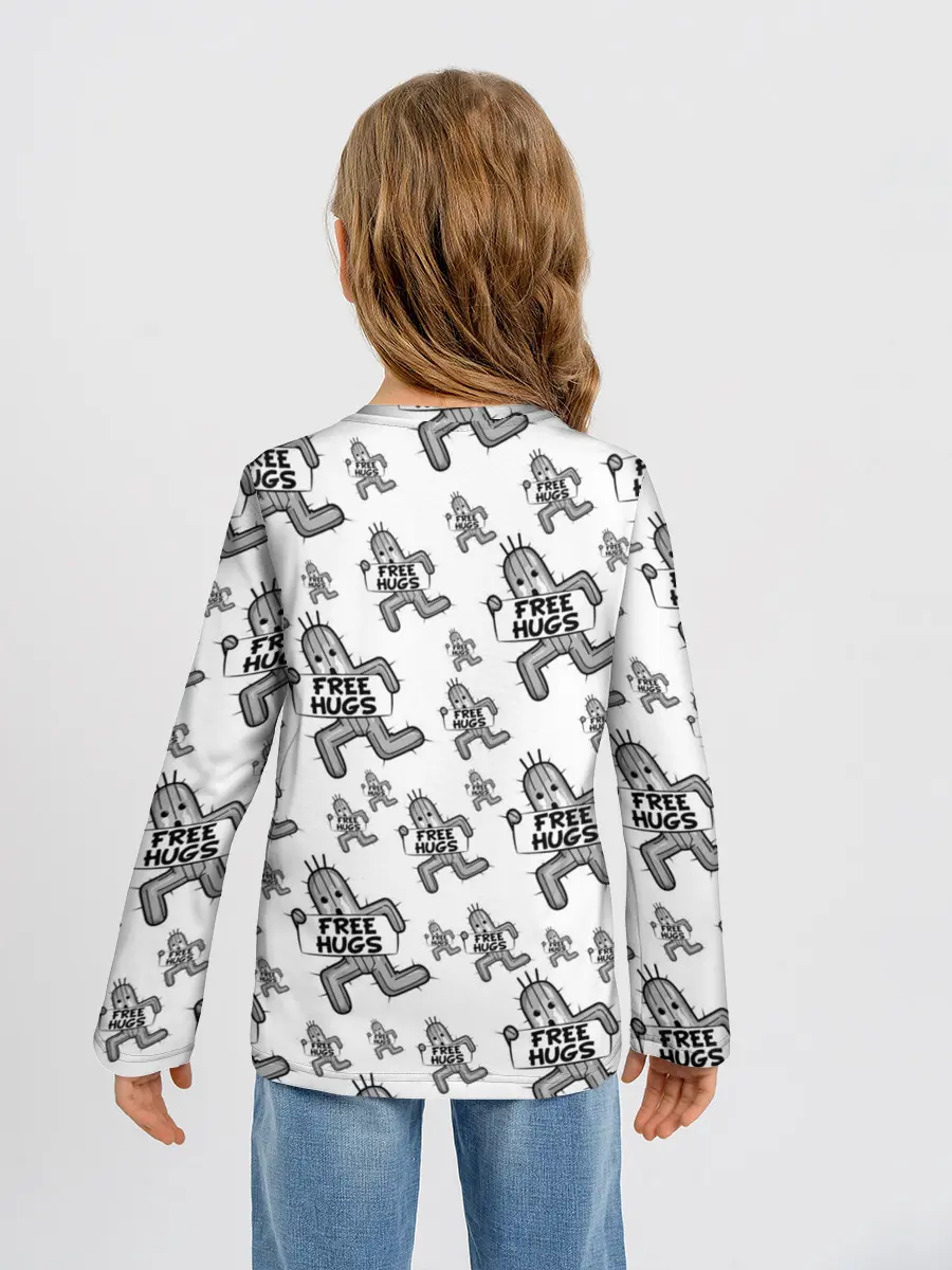 Детский лонгслив / FREE HUGS