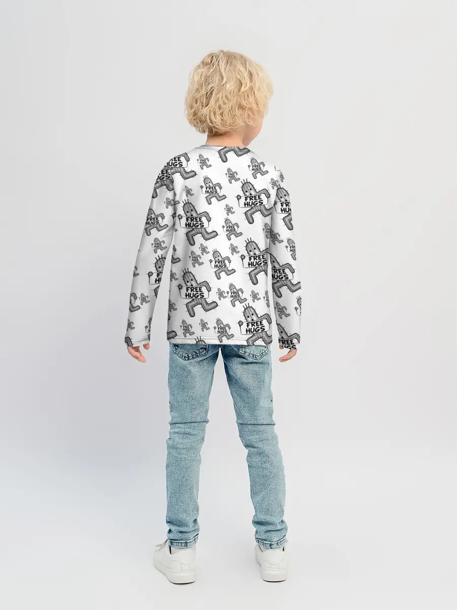 Детский лонгслив / FREE HUGS