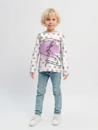 Детский лонгслив / gymnastics