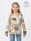Детский лонгслив / Кошачья стая