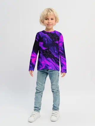 Детский лонгслив / ФИОЛЕТОВЫЙ ОГОНЬ