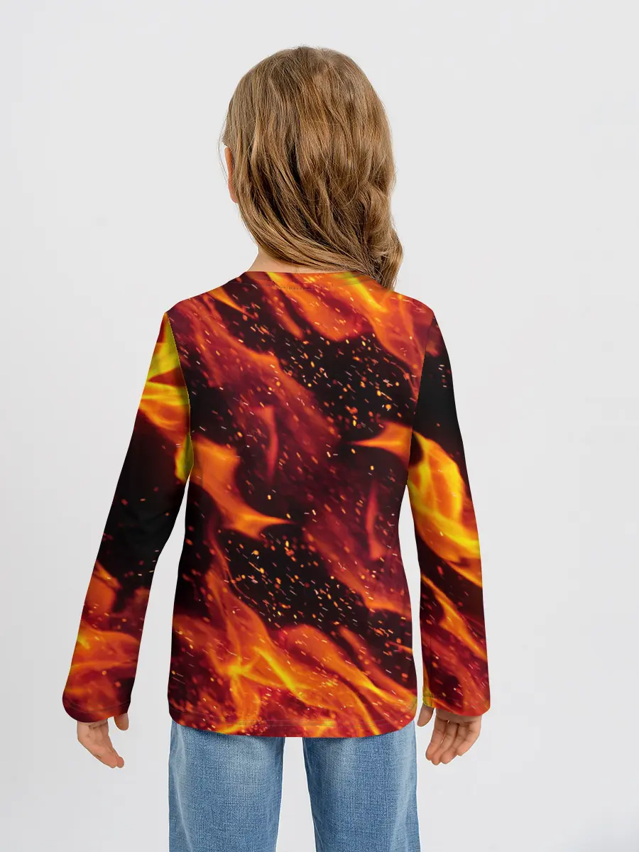 Детский лонгслив / ЯЗЫКИ ПЛАМЕНИ