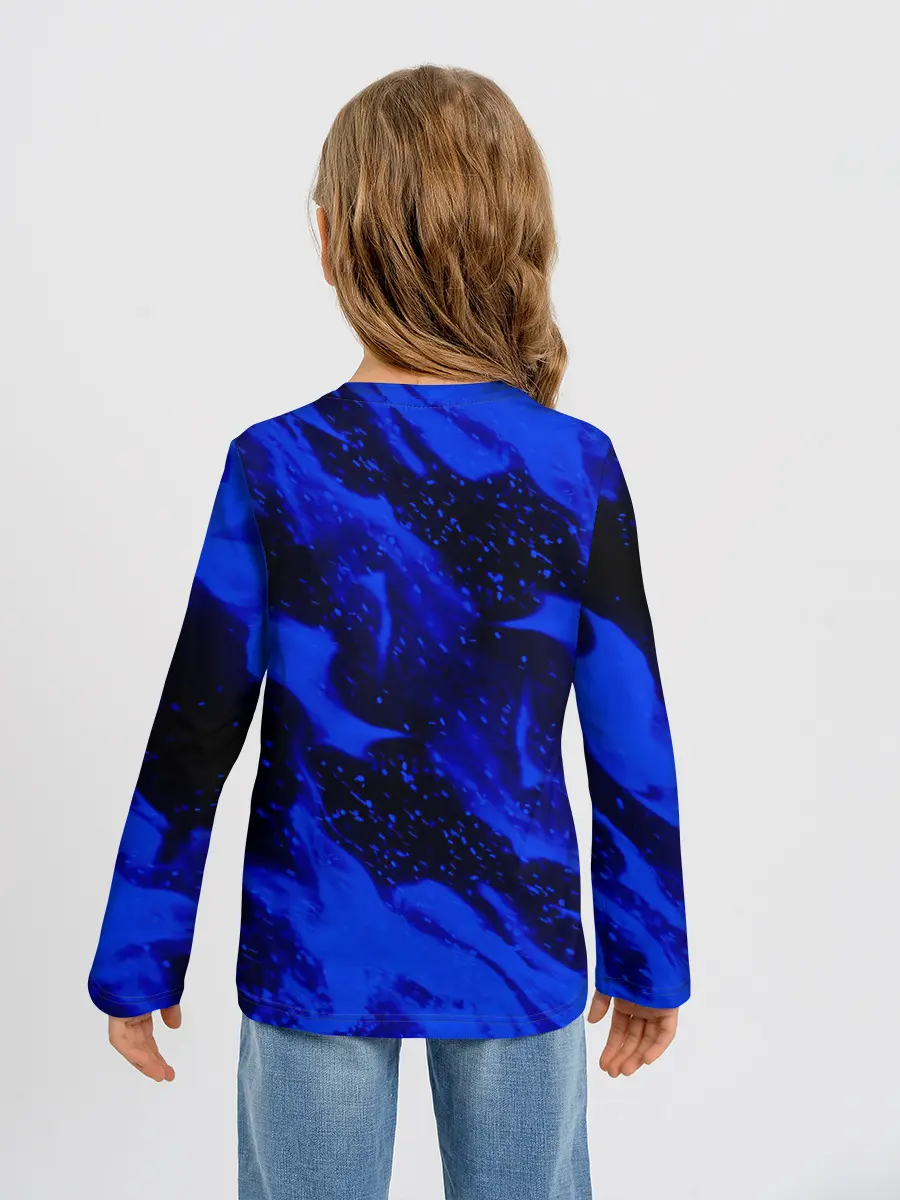 Детский лонгслив / СИНИЙ ОГОНЬ