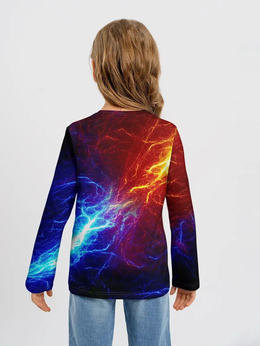 Детский лонгслив / БИТВА МОЛНИЙ / BATTLE FLASH