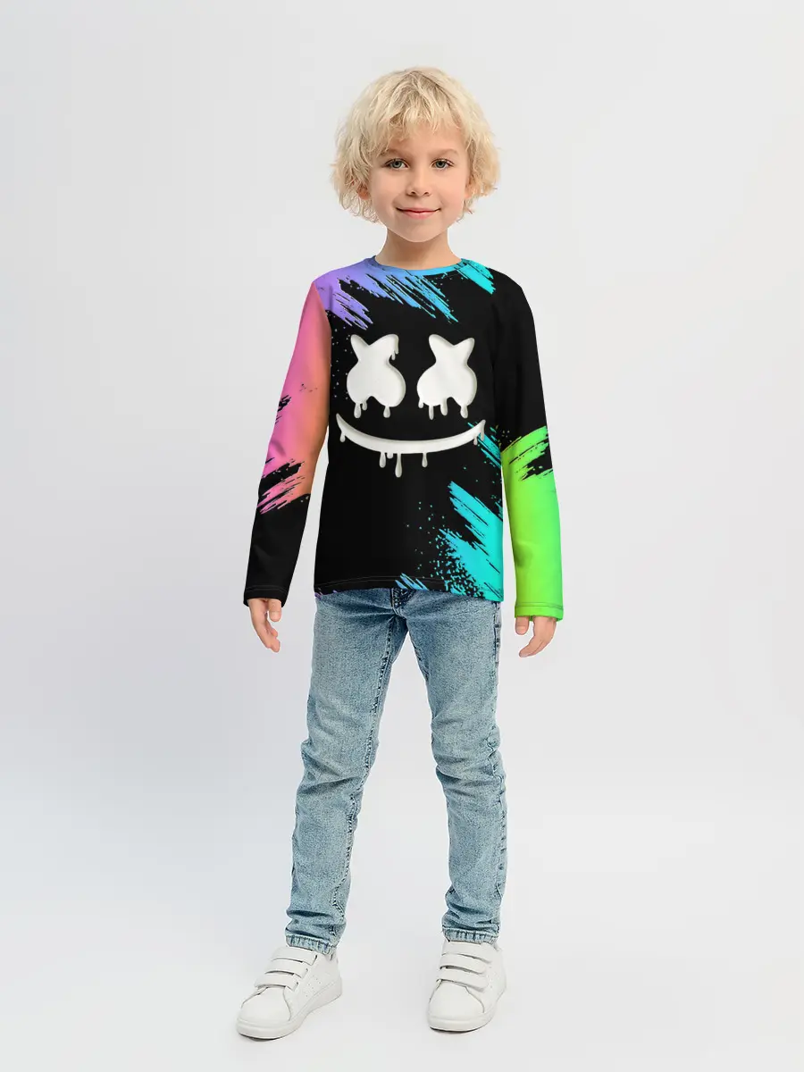 Детский лонгслив / Marshmello