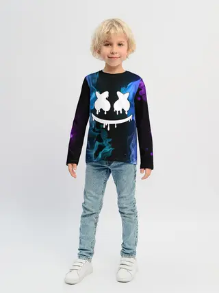 Детский лонгслив / Marshmello