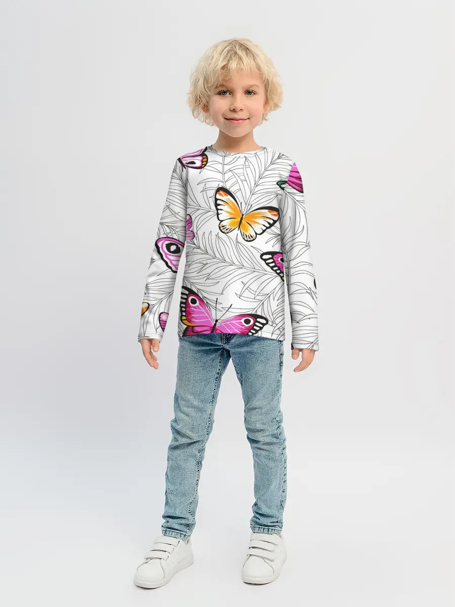 Детский лонгслив / Яркий рой