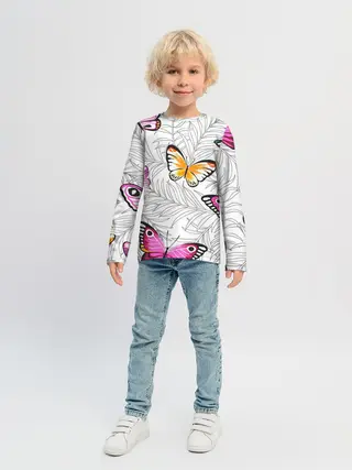 Детский лонгслив / Яркий рой