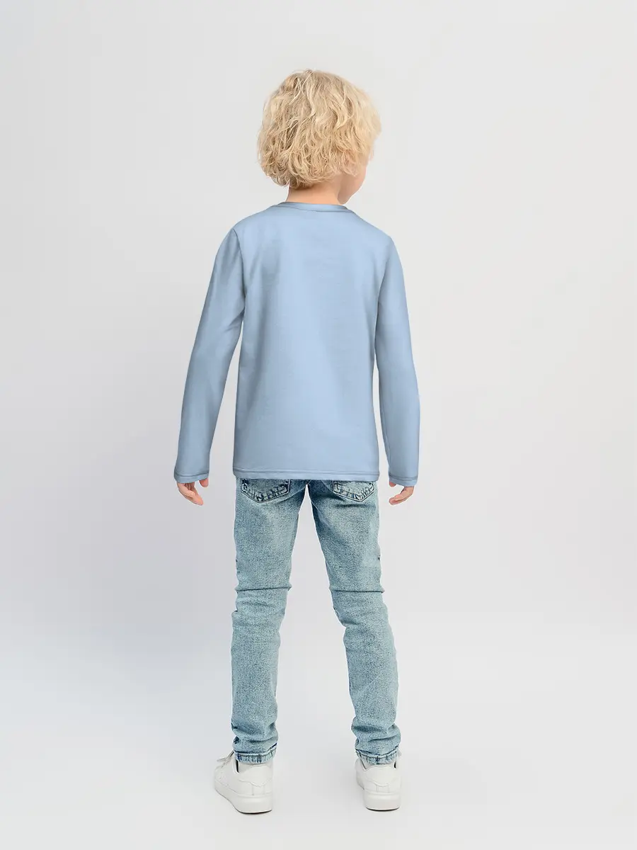 Детский лонгслив / Совы на ветке