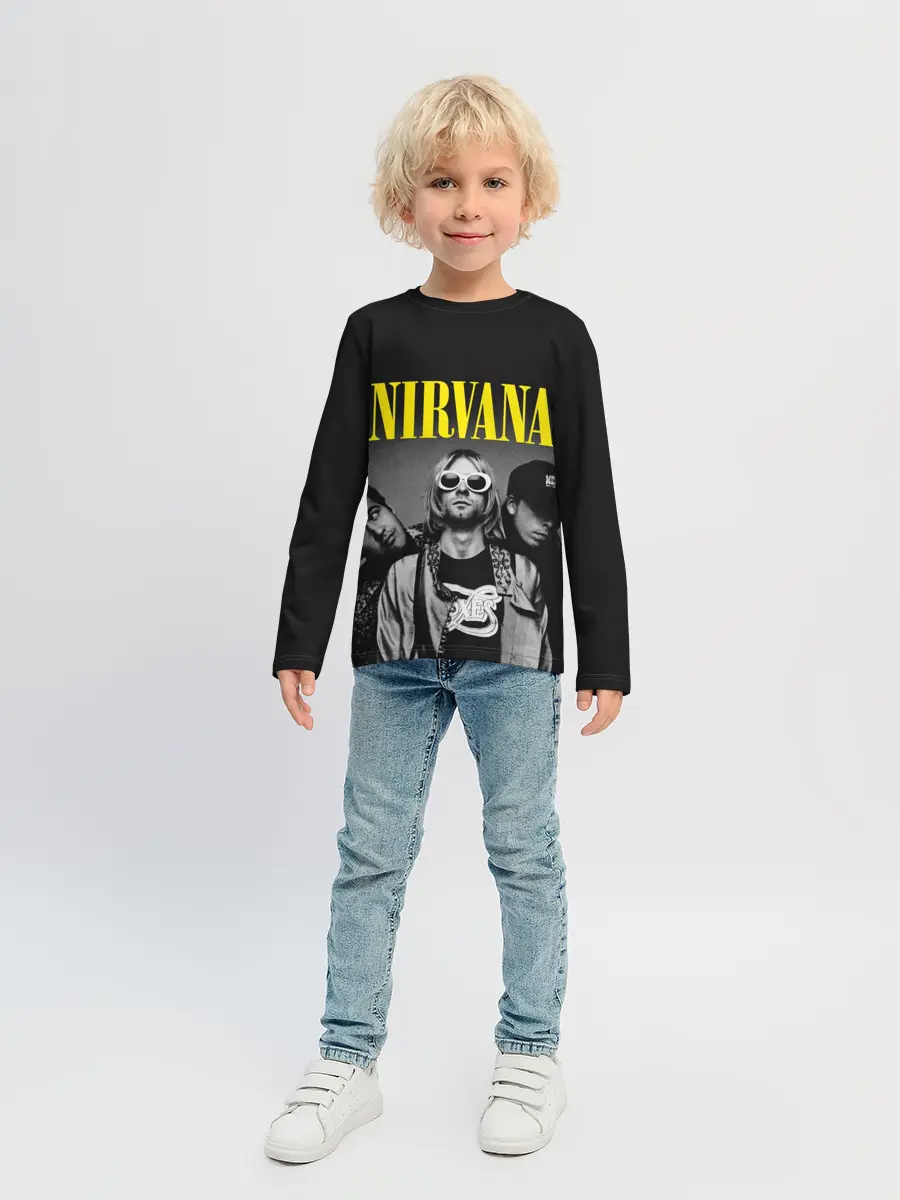 Детский лонгслив / NIRVANA