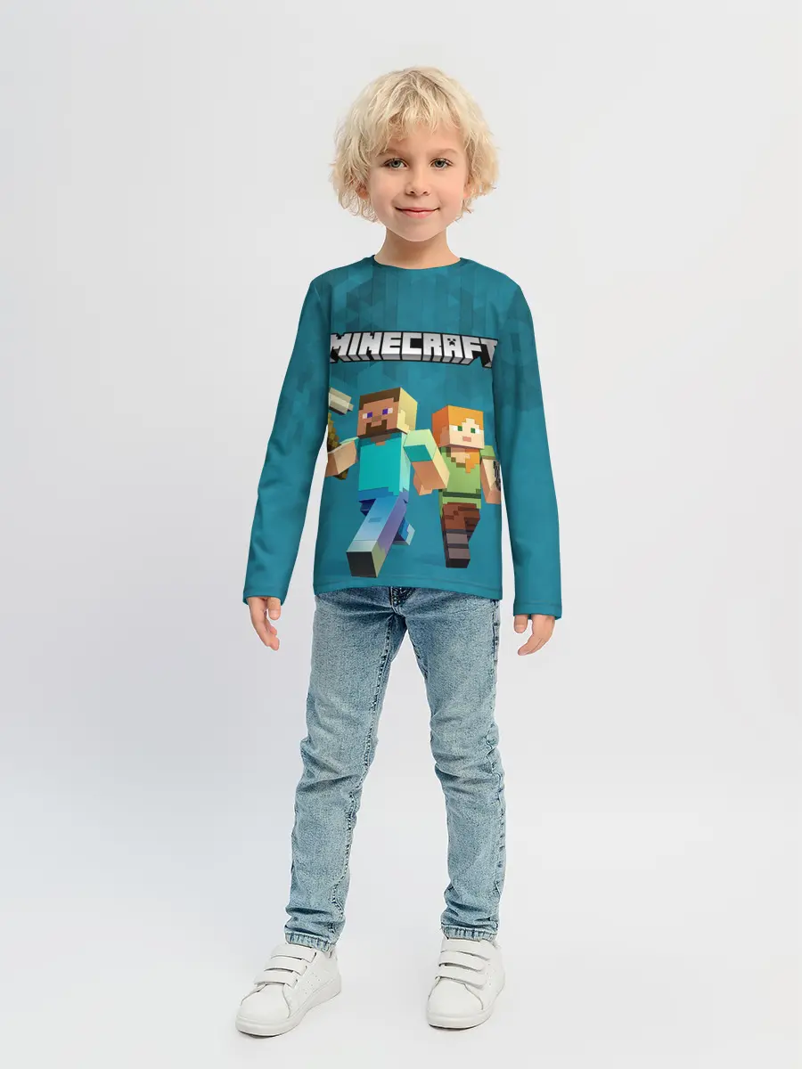 Детский лонгслив / Minecraft