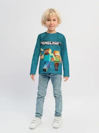 Детский лонгслив / Minecraft
