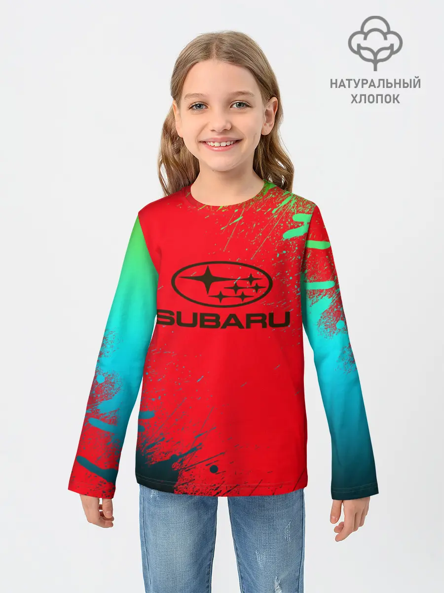 Детский лонгслив / SUBARU