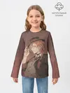 Детский лонгслив / Чуя Накахар на состаренном фоне