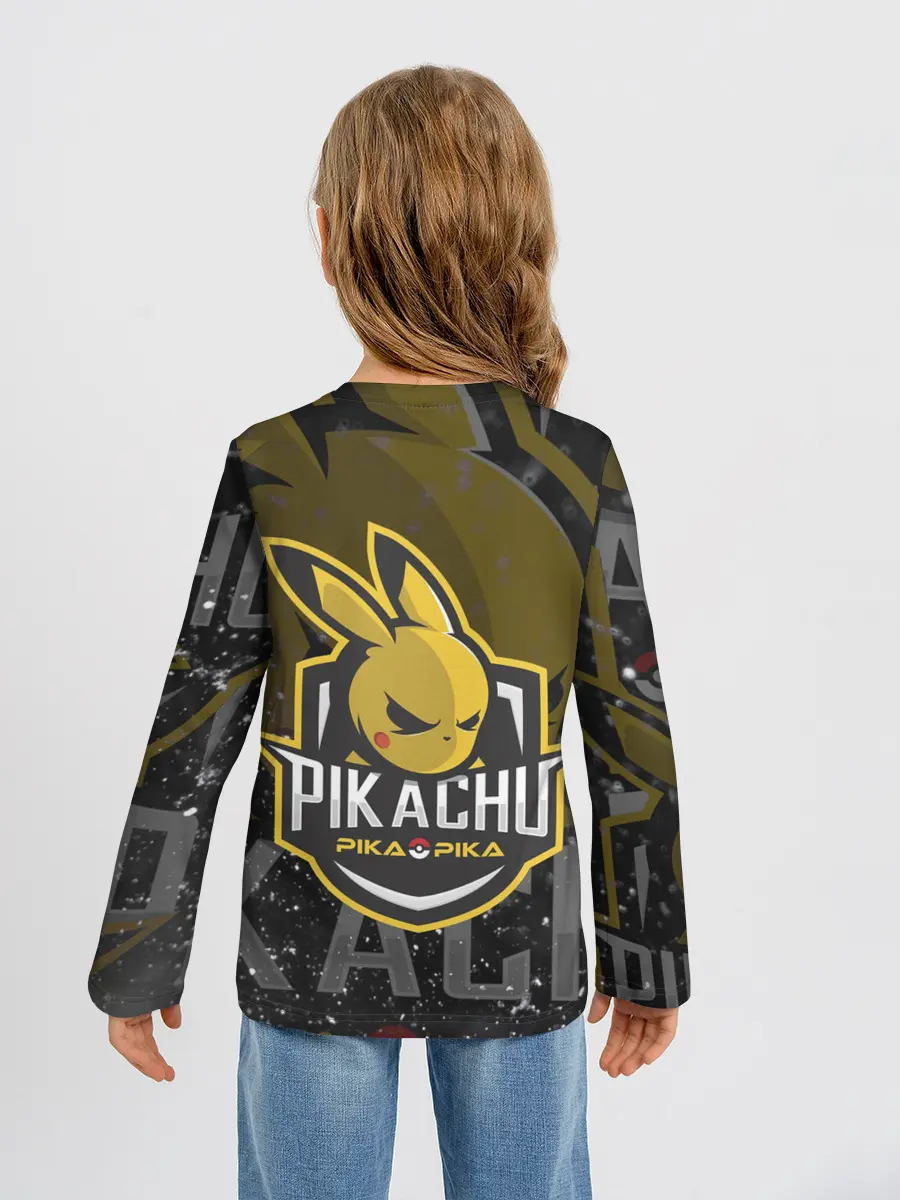 Детский лонгслив / Спорт Пикачу