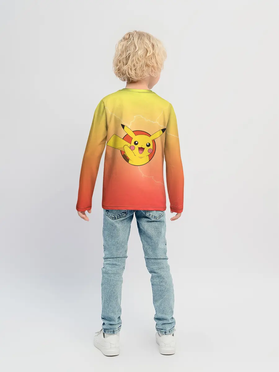 Детский лонгслив / Пикачу