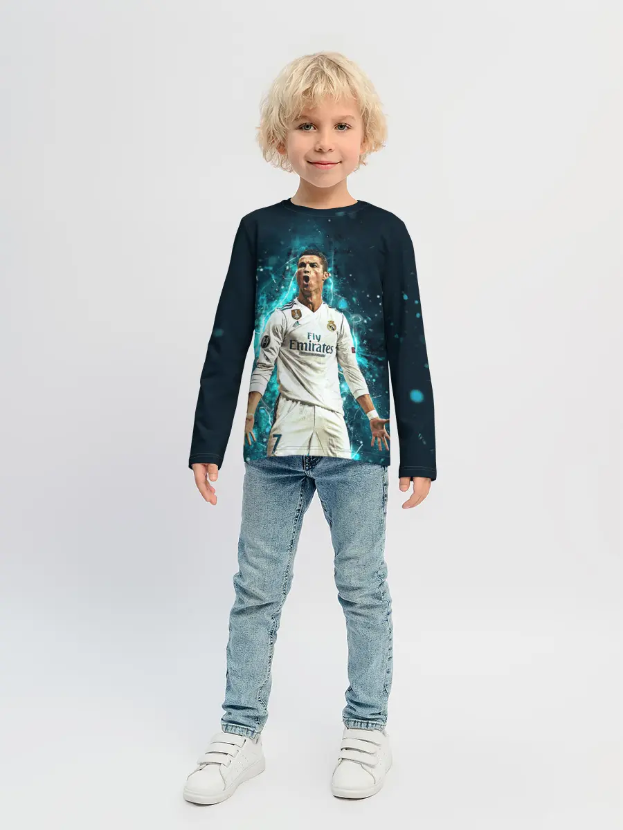 Детский лонгслив / Роналдо