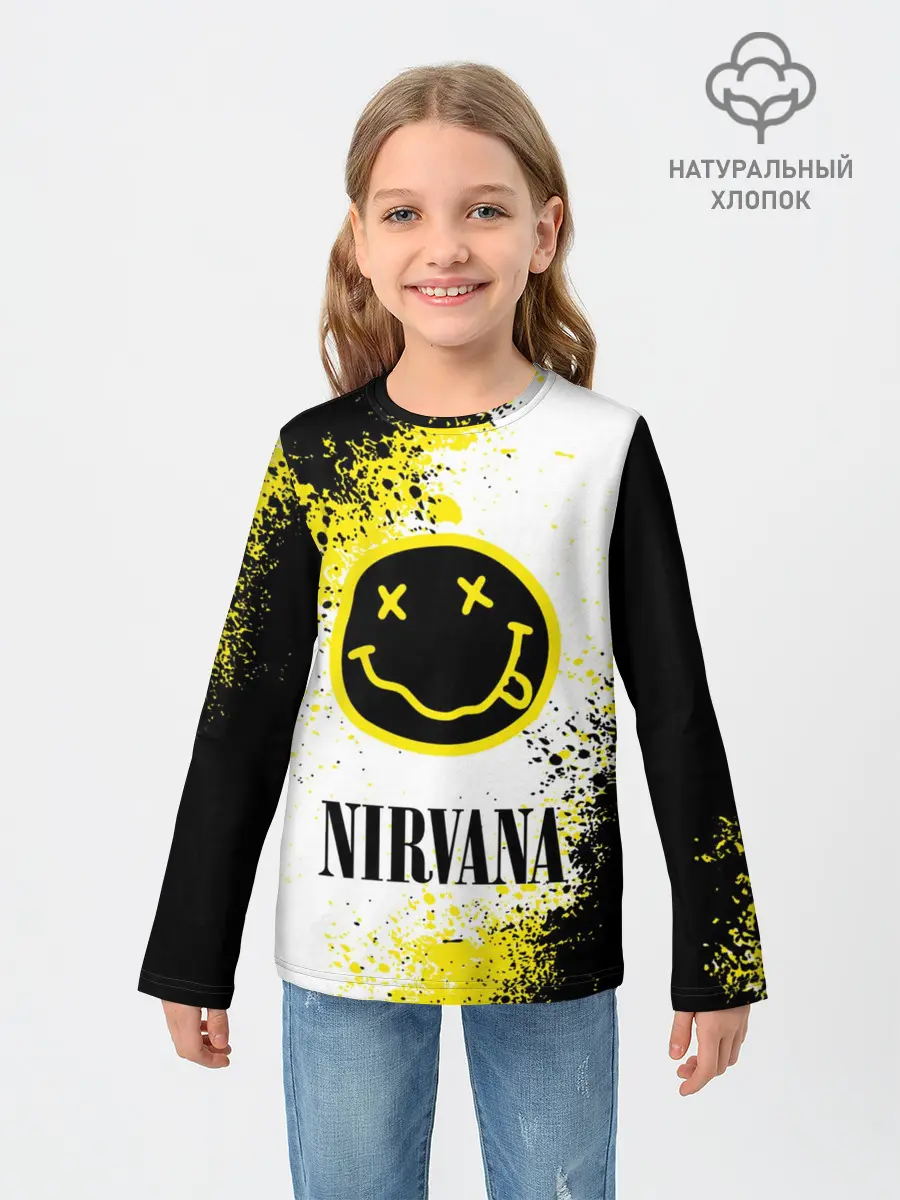 Детский лонгслив / NIRVANA