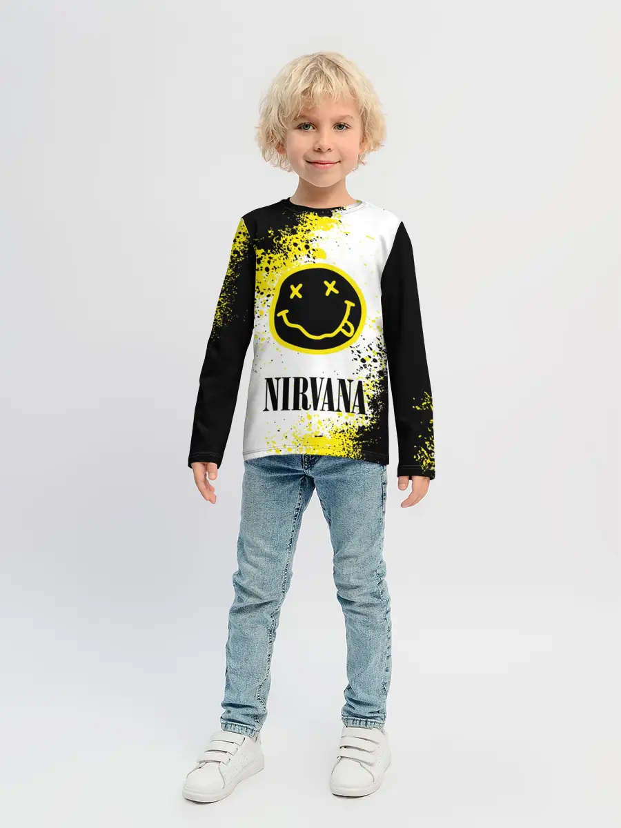 Детский лонгслив / NIRVANA