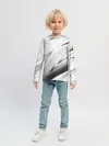 Детский лонгслив / GEOMETRY STRIPES WHITE