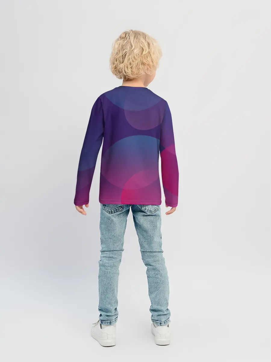 Детский лонгслив / Тоторо выглядывает