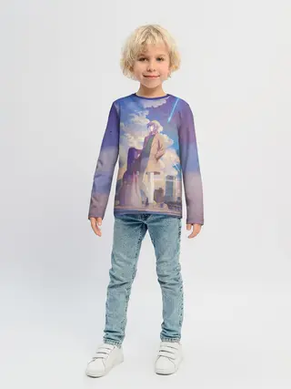 Детский лонгслив / Харуки и Акихико