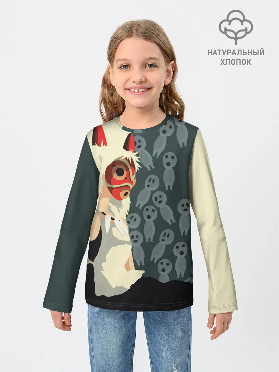 Детский лонгслив / Принцесса Мононоке
