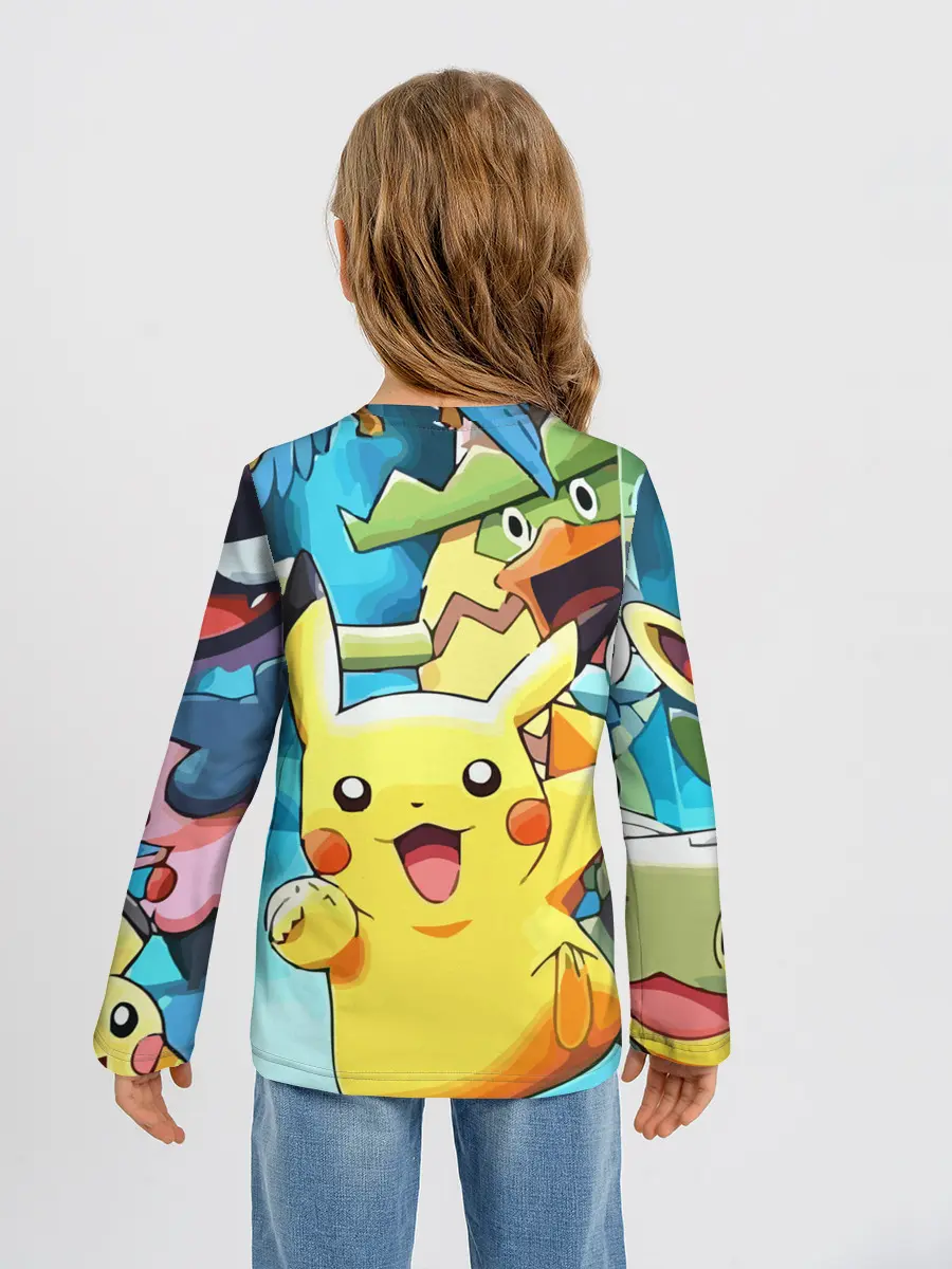 Детский лонгслив / Pokrmons