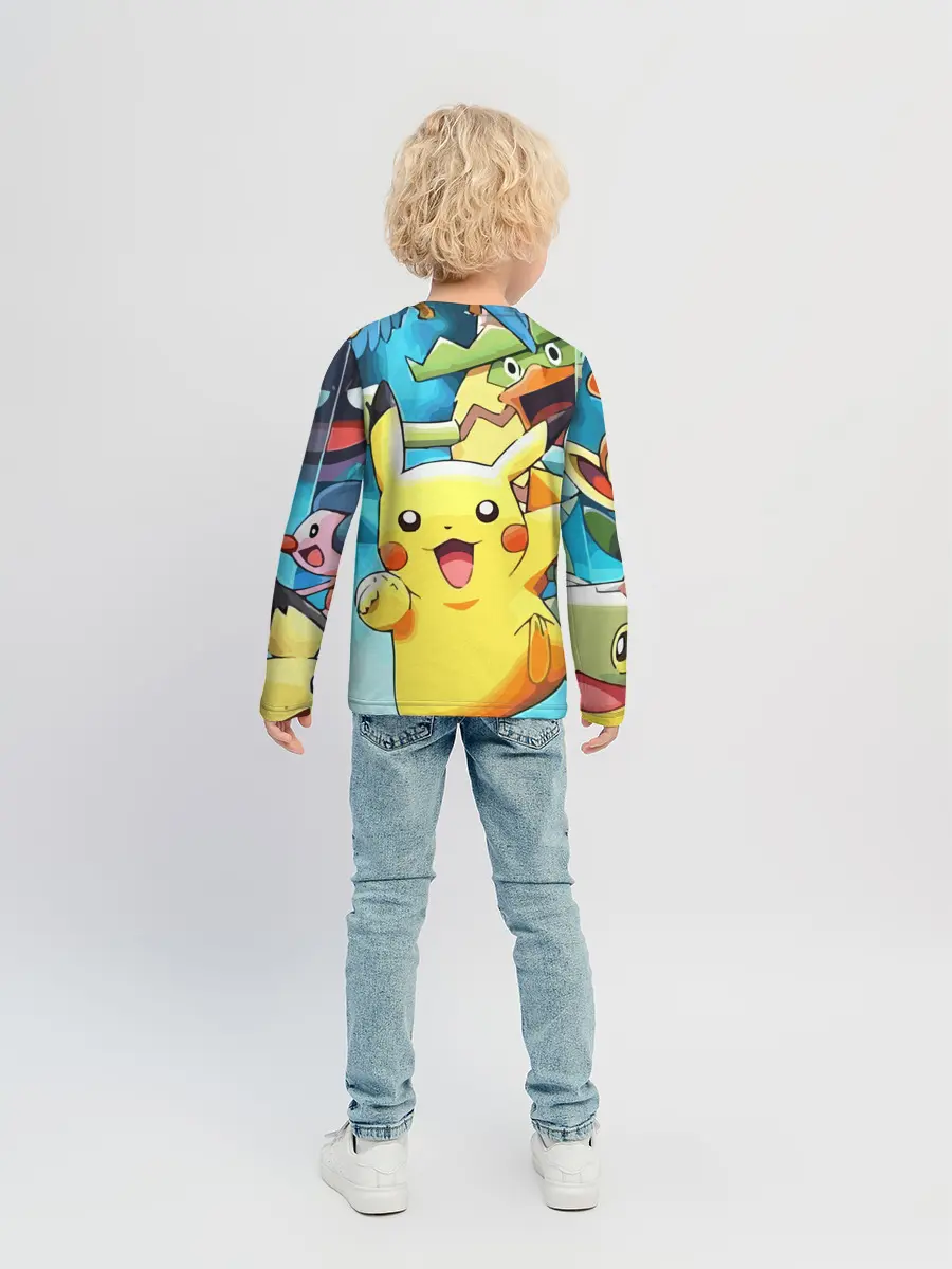 Детский лонгслив / Pokrmons