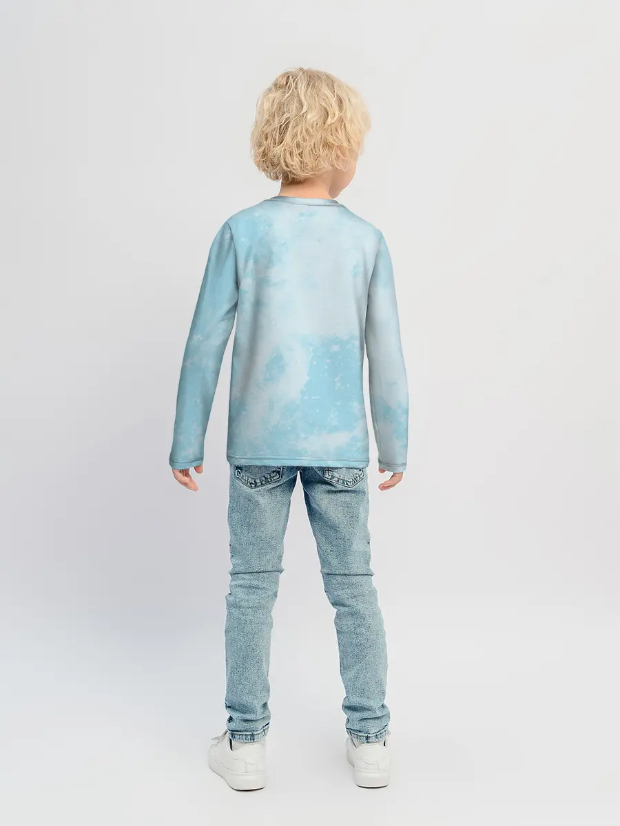 Детский лонгслив / Тихиро на горе с драконом