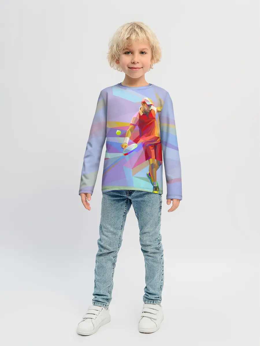 Детский лонгслив / Абстракция