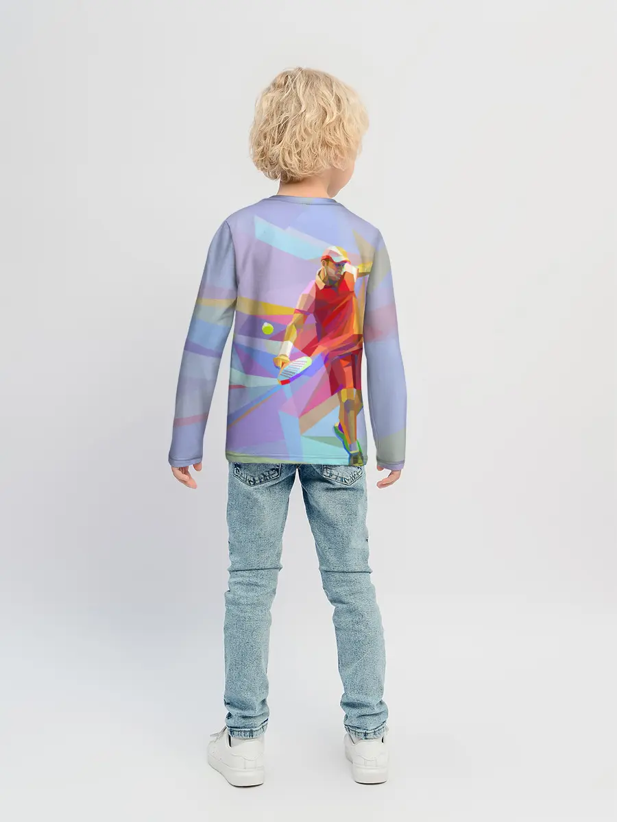 Детский лонгслив / Абстракция