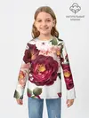Детский лонгслив / Розы