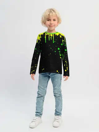 Детский лонгслив / НЕОНОВЫЕ ПОДТЕКИ
