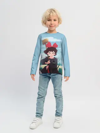 Детский лонгслив / ВЕДЬМИНА СЛУЖБА ДОСТАВКИ. Иллюстрация