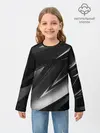 Детский лонгслив / GEOMETRY STRIPES BLACK & WHITE