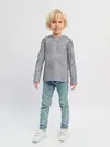 Детский лонгслив / Серый бетон