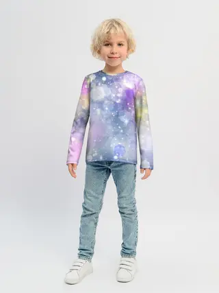 Детский лонгслив / Звездное небо