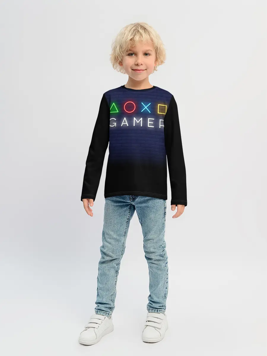 Детский лонгслив / Doxo Gamer