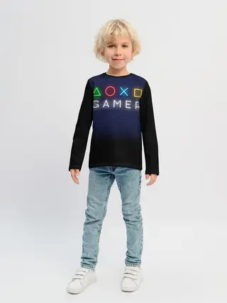 Детский лонгслив / Doxo Gamer