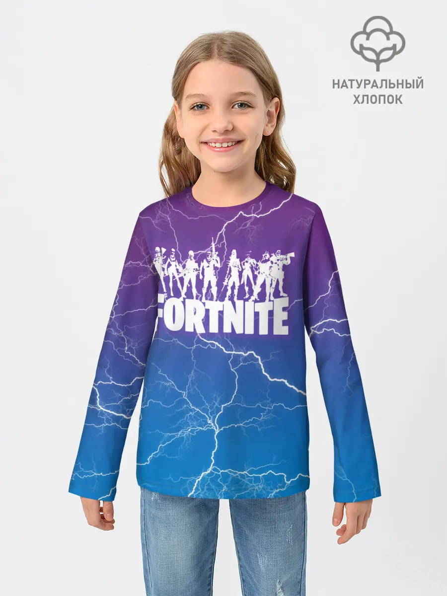 Детский лонгслив / Fortnite