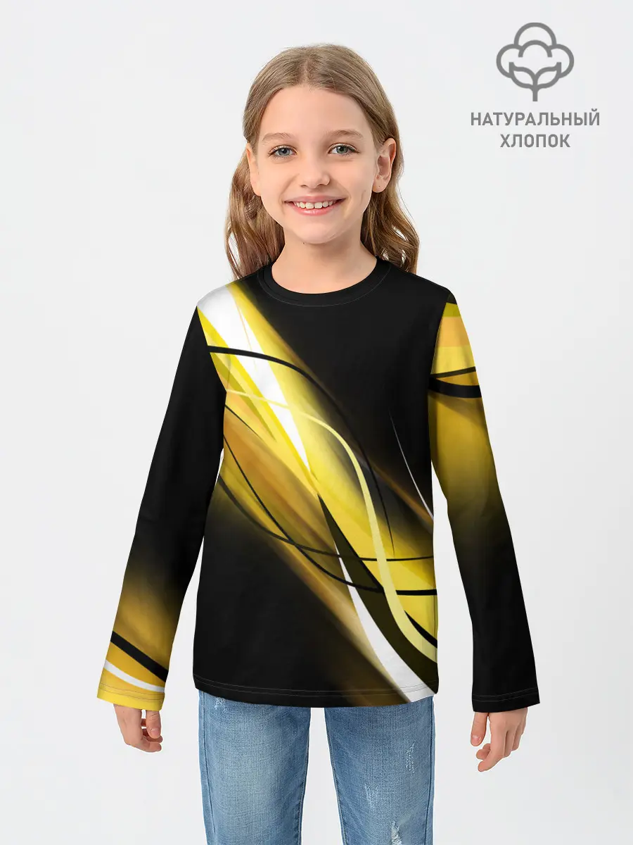 Детский лонгслив / GEOMETRY STRIPES