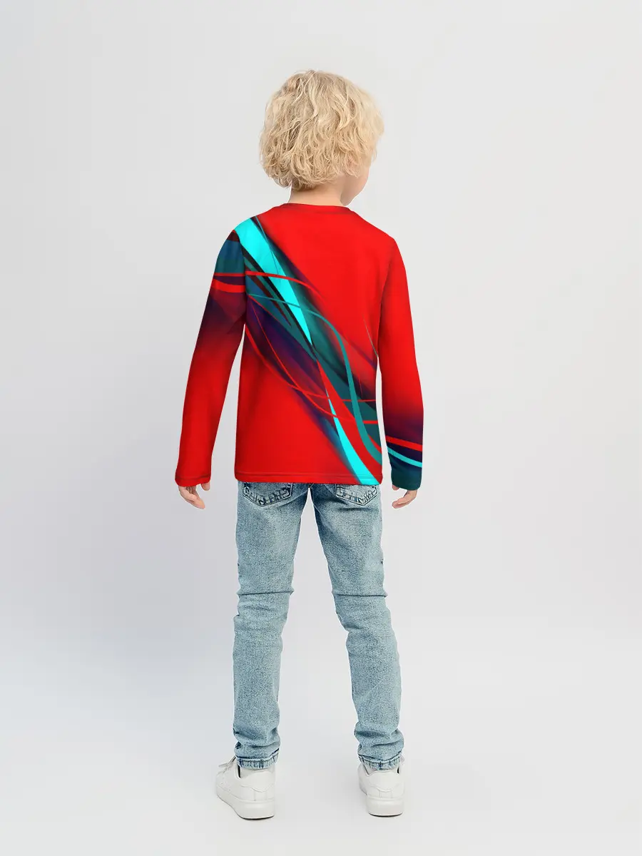 Детский лонгслив / GEOMETRY STRIPES