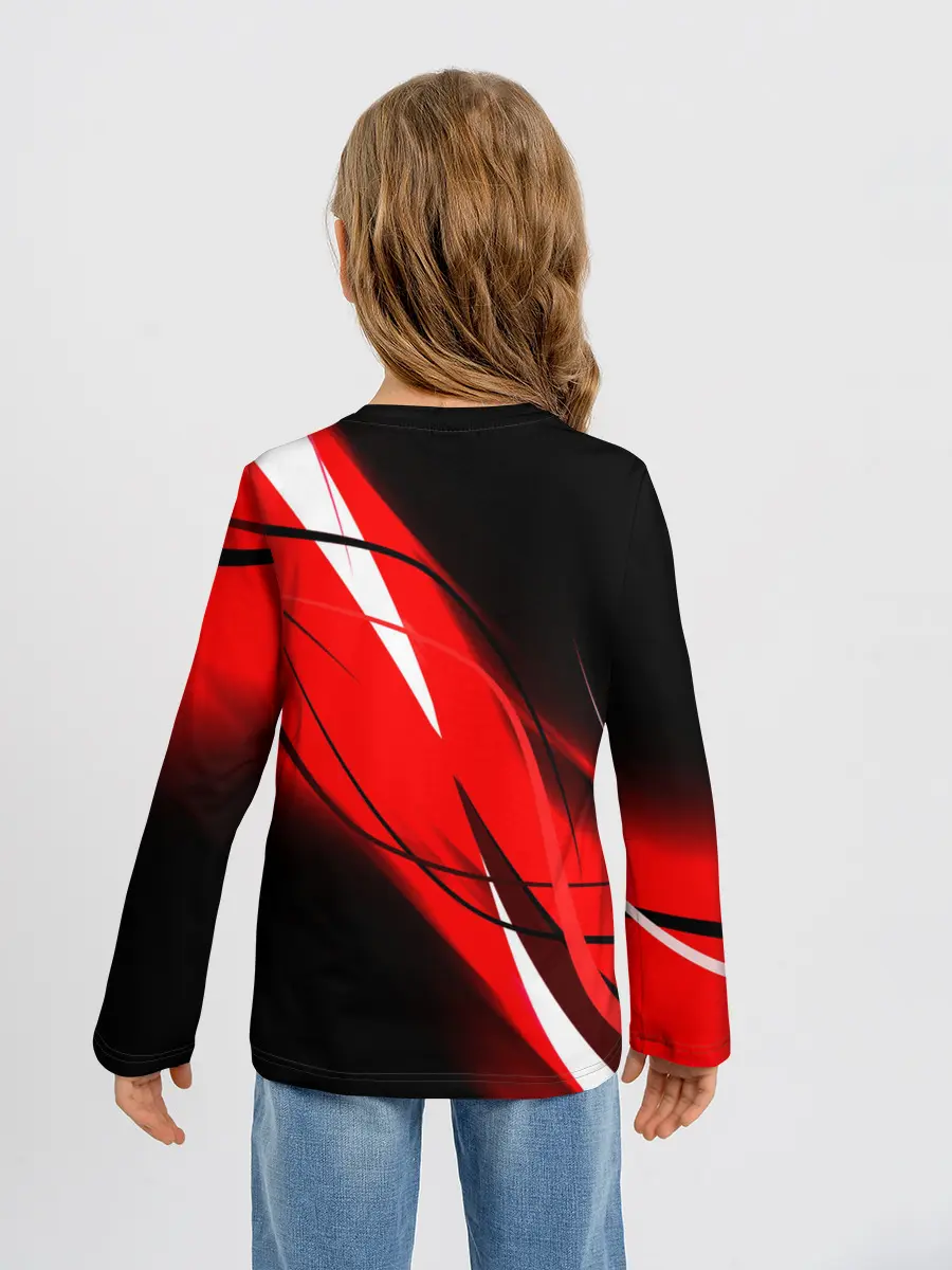 Детский лонгслив / KIMETSU NO YAIBA маленький лого