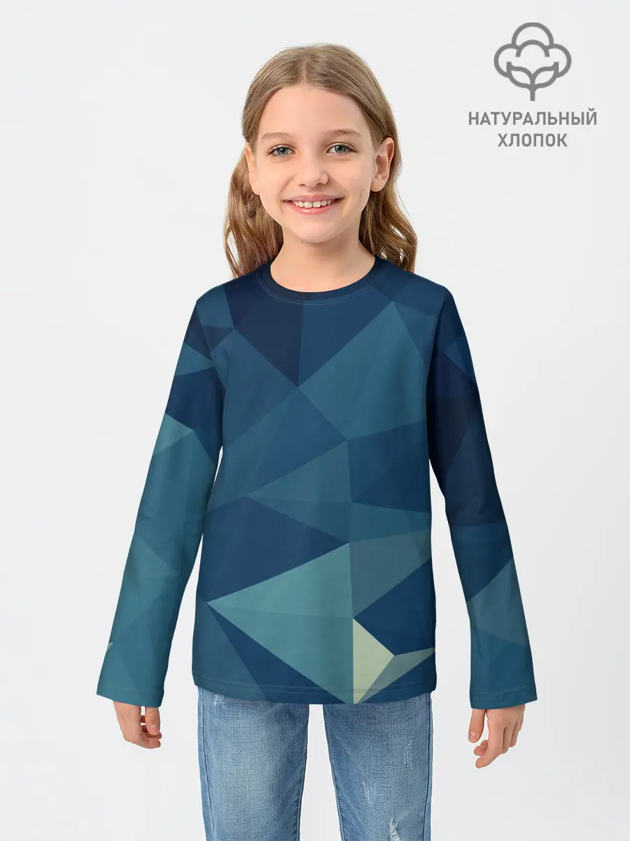 Детский лонгслив / DARK BLUE