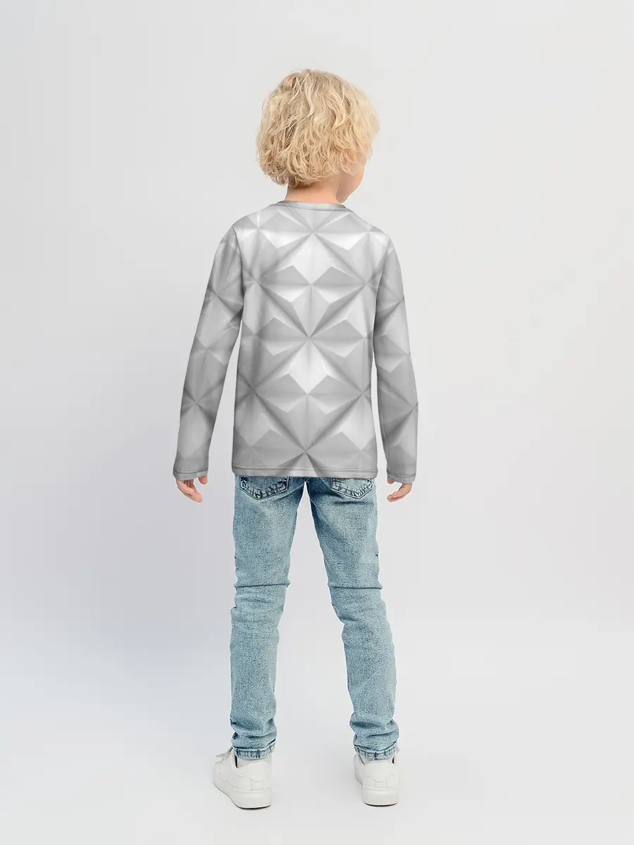 Детский лонгслив / Ромбы