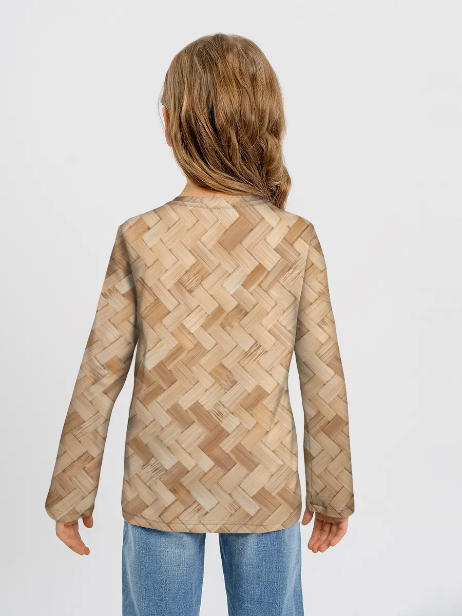 Детский лонгслив / Паркет